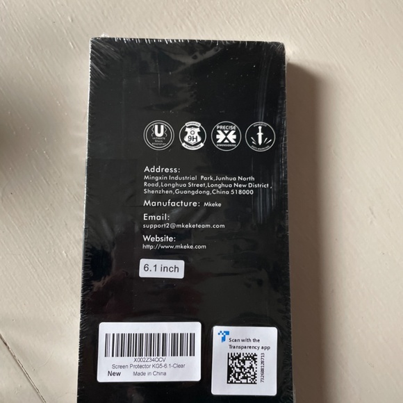iPhone 13 Screen Protector/iPhone 13 Pro Glass Screen Protector New & Sealed Box - Picture 2 of 5